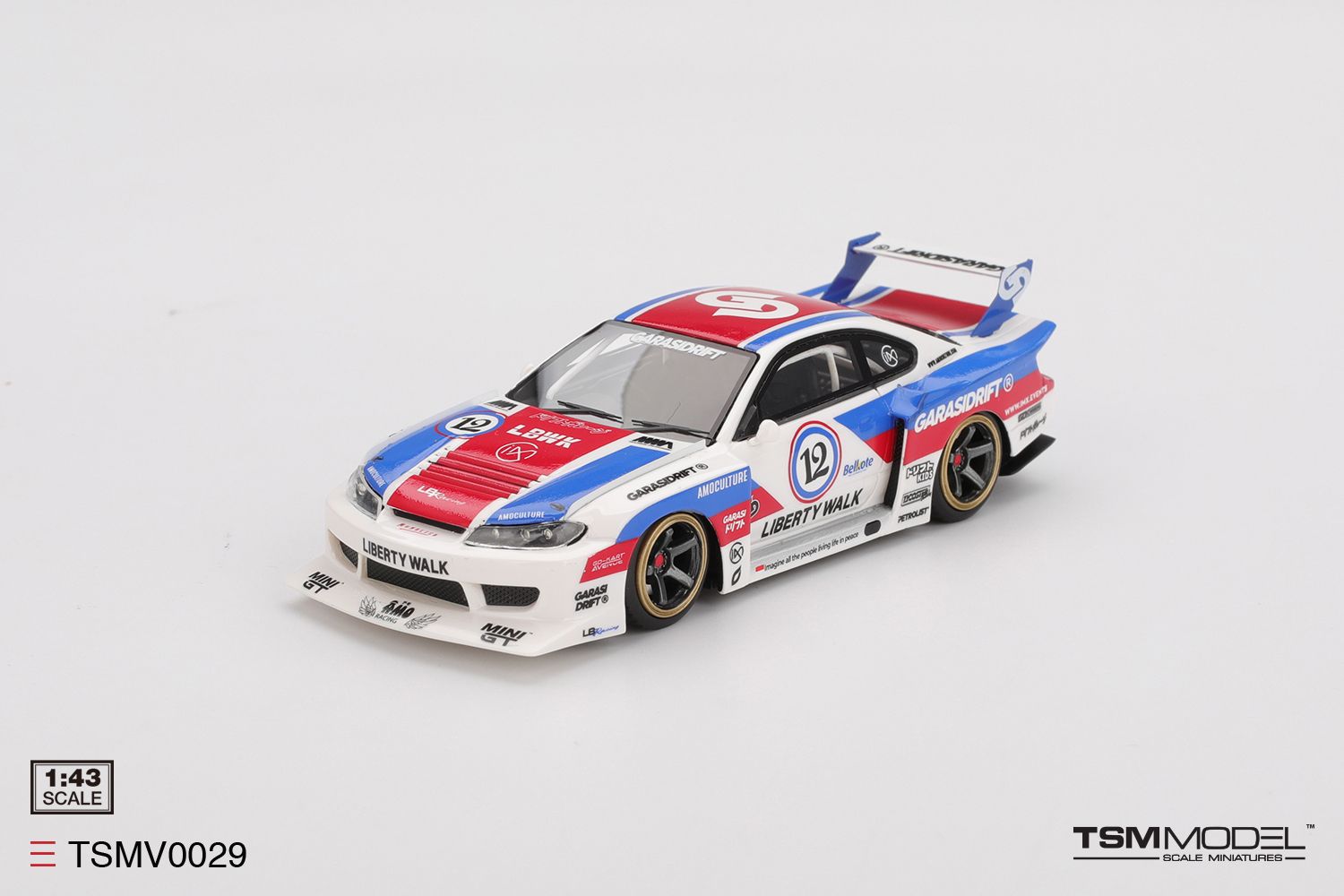 1:43 TSM - 2025 Nissan Silvia S15 Super Silhouette Garasidrift X LBWK
