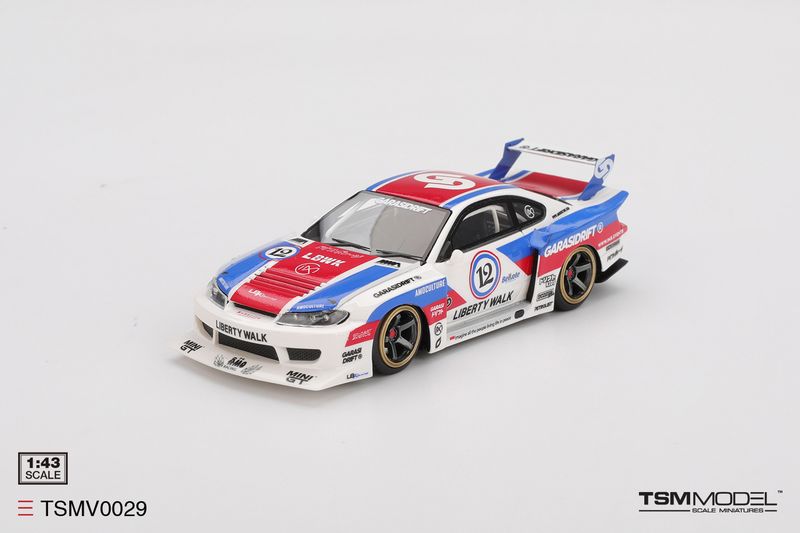 1:43 TSM - 2025 Nissan Silvia S15 Super Silhouette Garasidrift X LBWK 1:43 TSM - 2025 Nissan Silvia S15 Super Silhouette Garasidrift X LBWK