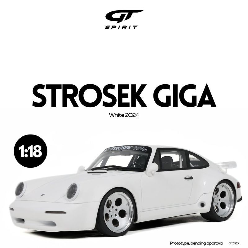 1:18 GT Spirit - 2024 Strosek Giga White 1:18 GT Spirit - 2024 Strosek Giga White