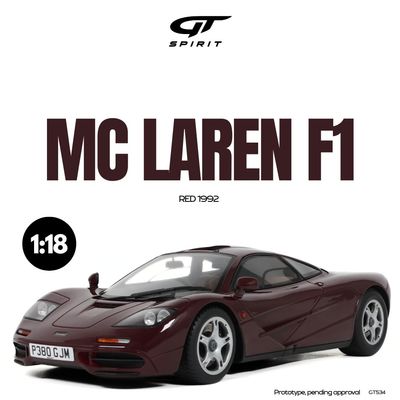 1:18 GT Spirit - 1992 McLaren F1 Red 1:18 GT Spirit - 1992 McLaren F1 Red