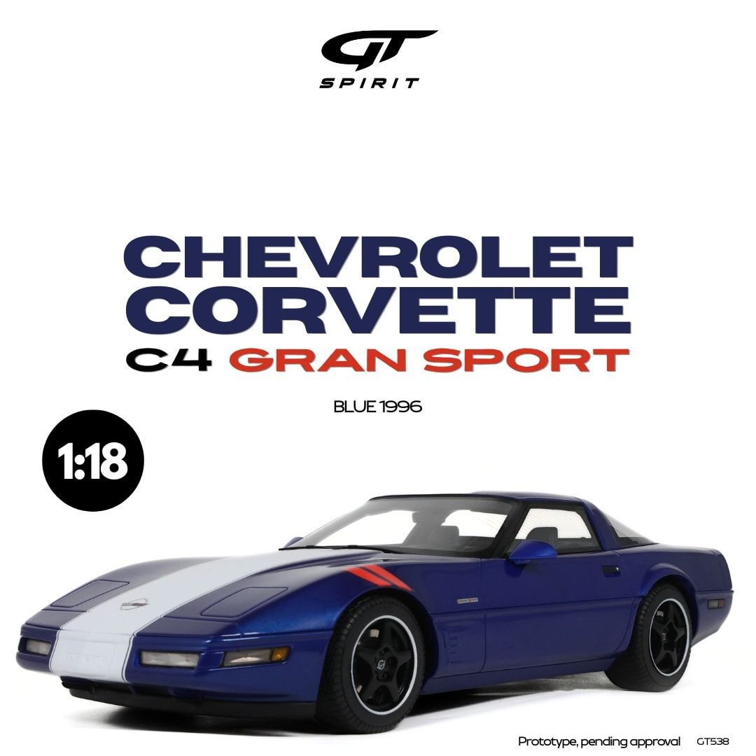 1:18 GT Spirit - 1969 Chevrolet Corvette C4 Grand Sport Blue