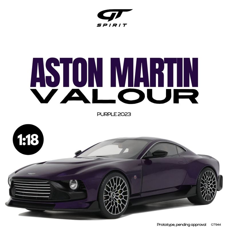 1:18 GT Spirit - 2023 Aston Martin Valour Purple 1:18 GT Spirit - 2023 Aston Martin Valour Purple
