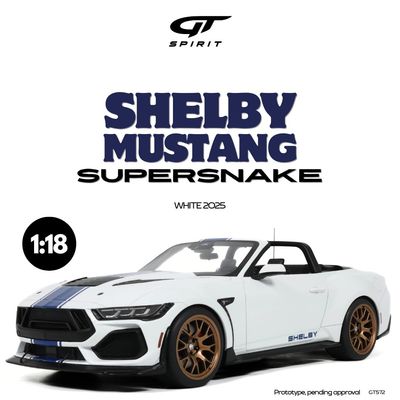 1:18 GT Spirit - 2025 Shelby Mustang Supersnake White 1:18 GT Spirit - 2025 Shelby Mustang Supersnake White