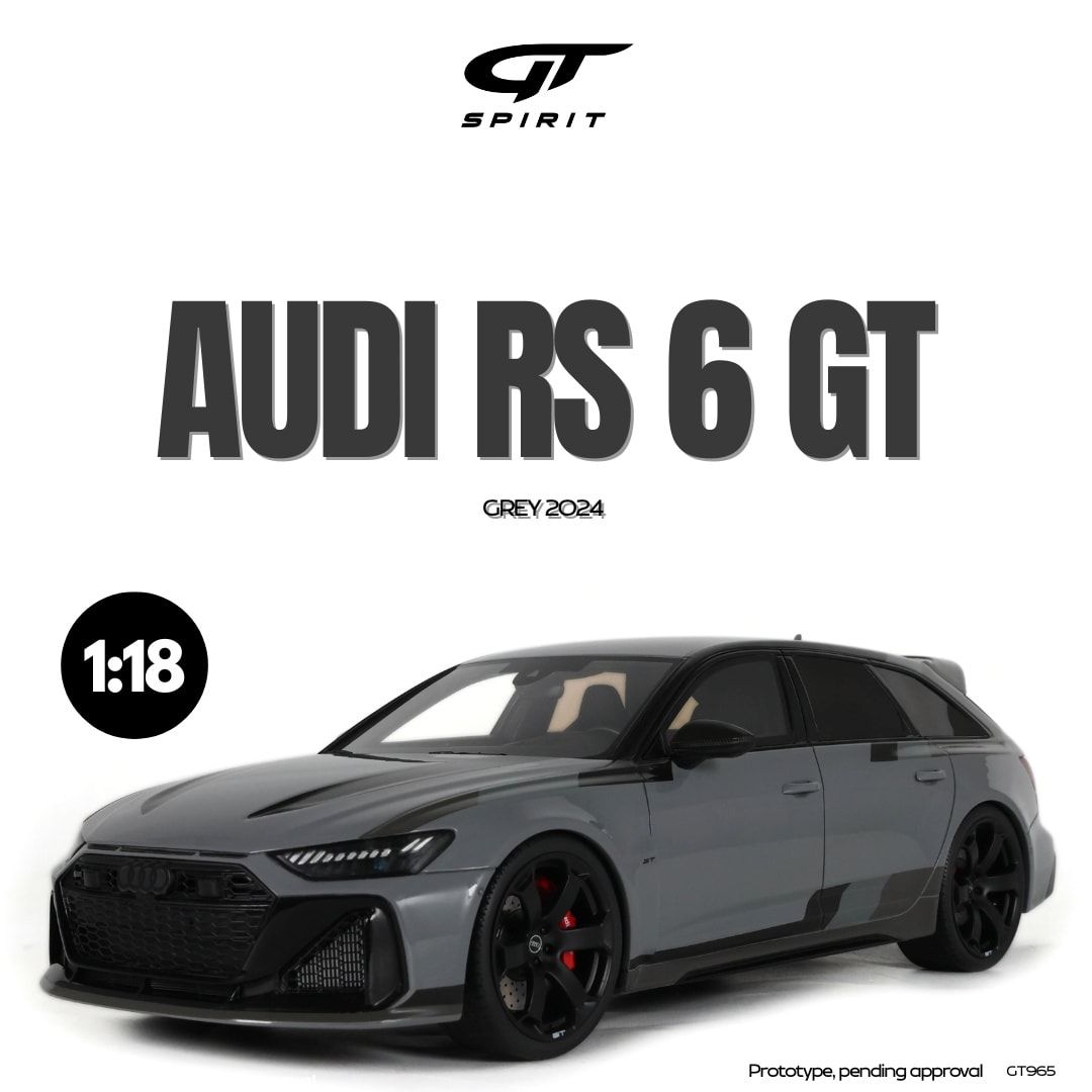 1:18 GT Spirit - 2024 Audi RS6 GT Grey