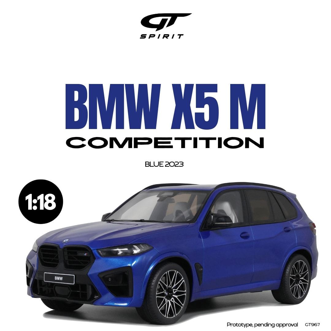 1:18 GT Spirit - 2023 BMW X5 M Competition Blue