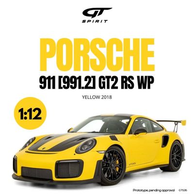 1:12 GT Spirit - 2018 Porsche 911 (991.2) GT2 RS Weisach Yellow 1:12 GT Spirit - 2018 Porsche 911 (991.2) GT2 RS Weisach Yellow