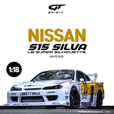 1:18 GT Spirit - 2021 Nissan S15 Silvia LB Super Silhouette 1:18 GT Spirit - 2021 Nissan S15 Silvia LB Super Silhouette