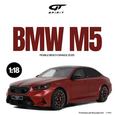 1:18 GT Spirit - 2025 BMW M5 Peable Beach Orange 1:18 GT Spirit - 2025 BMW M5 Peable Beach Orange