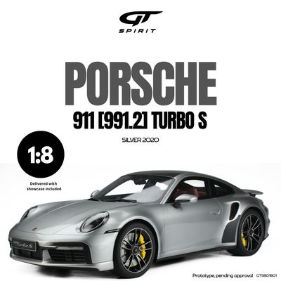 1:8 GT Spirit - 2020 Porsche 911 (992.1) Turbo S Silver 1:8 GT Spirit - 2020 Porsche 911 (992.1) Turbo S Silver