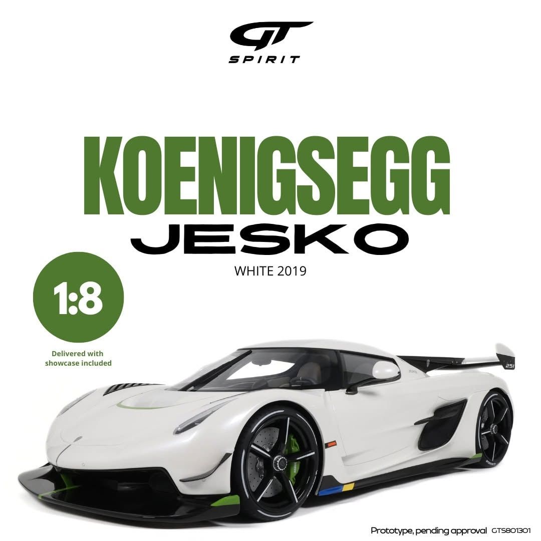 1:8 GT Spirit - 2019 Koenigsegg Jesko White
