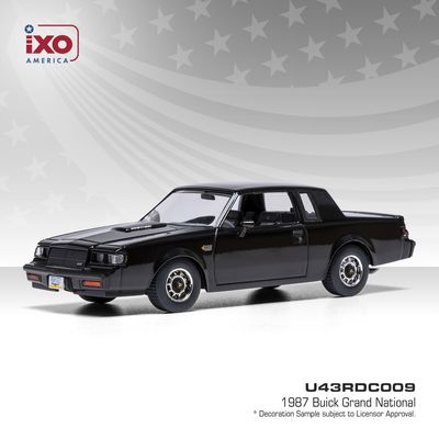 1:43 Ixo USA - 1987 Buick Grand National, black 1:43 Ixo USA - 1987 Buick Grand National, black