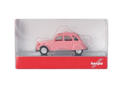 1:87 Herpa - Citroen 2CV, offen, hellrosa 1:87 Herpa - Citroen 2CV, offen, hellrosa