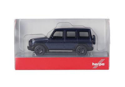 1:87 Herpa - Mercedes-Benz G580 mit EQ-Technologie, sodalithblaumetallic 1:87 Herpa - Mercedes-Benz G580 mit EQ-Technologie, sodalithblaumetallic