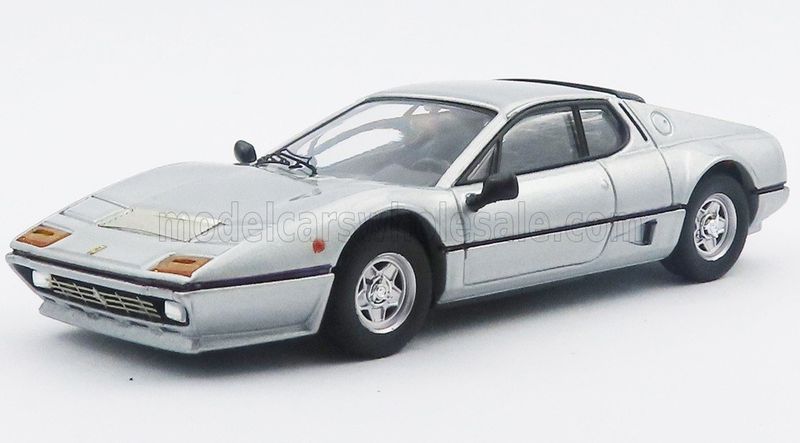 1:43 Best Model - Ferrari 512 BBi 1981 Silver *Personal Car Jean paul Belmondo*