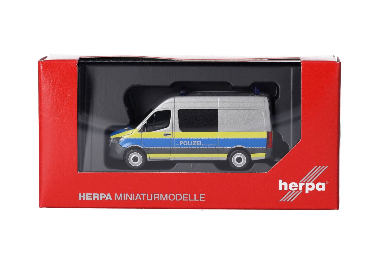 1:87 Herpa - Mercedes-Benz Sprinter '18 Halbbus Hochdach "Polizei Schleswig-Holstein"