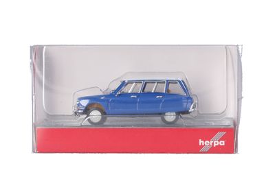 1:87 Herpa - Citroen AMI 6 Break, enzianblau/Dach weiß