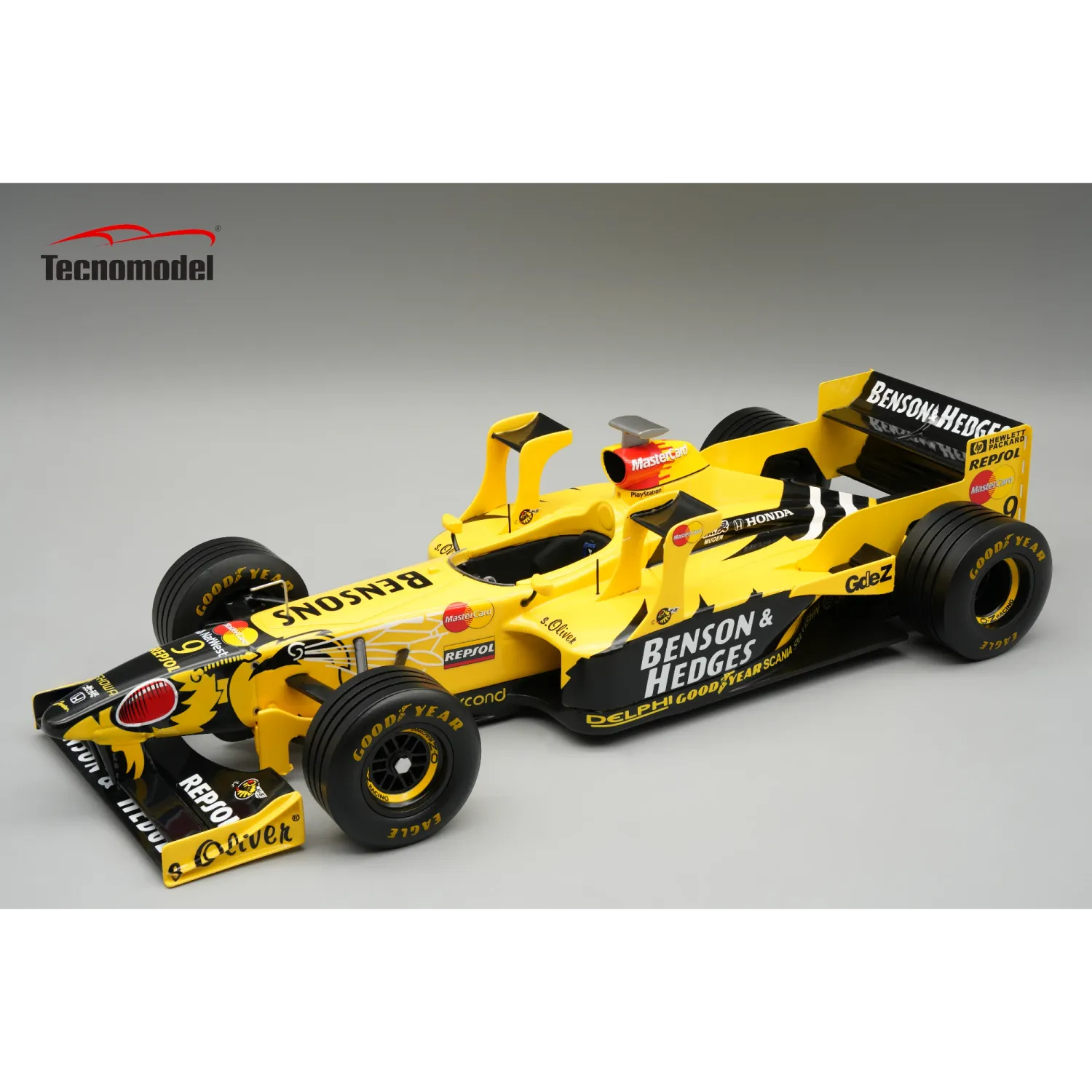 1:18 Tecnomodel - Jordan F1 198 Honda MF-301 HC #9 Imola GP 1998 D. Hill