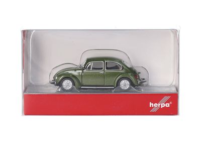 1:87 Herpa - Volkswagen (VW) Käfer 1303, moos metallic 1:87 Herpa - Volkswagen (VW) Käfer 1303, moos metallic