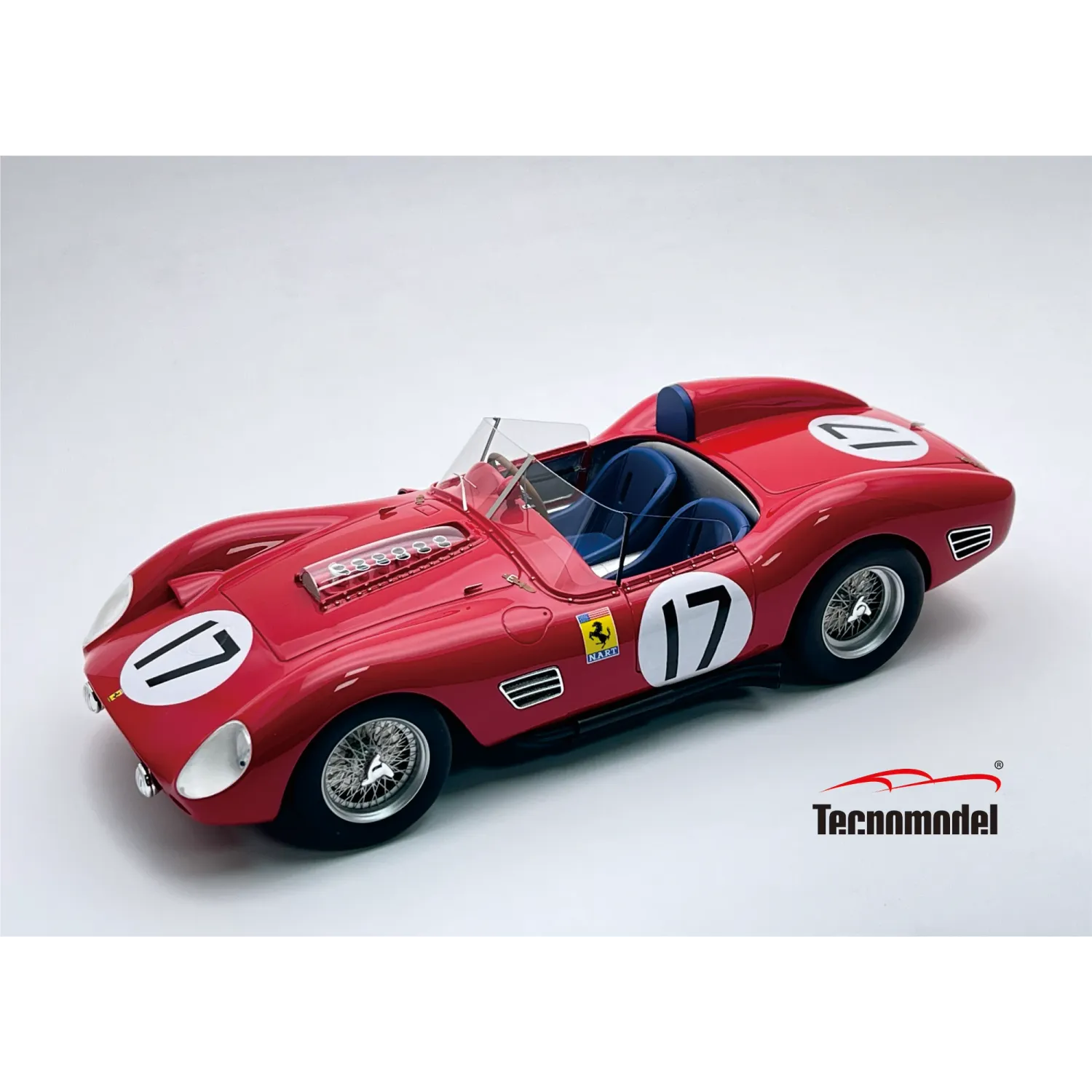 1:18 Tecnomodel - Ferrari 250 TR59-60 Sebring 12h 1961 car #17 3rd Place P.Rodriguez - R.Rodriguez