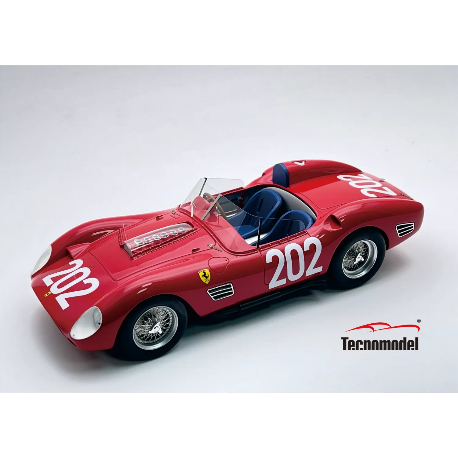1:18 Tecnomodel - Ferrari 250 TR59-60 Targa Florio 1960 car #202 DNF C.Allison - R.Ginther - G.Cabianca