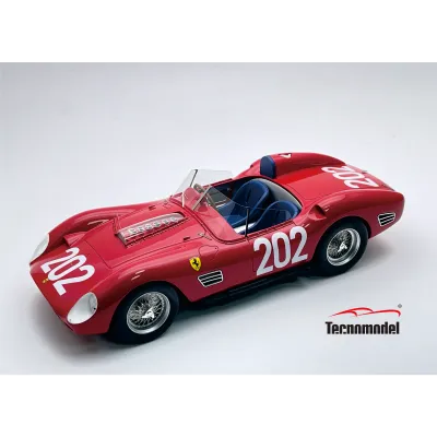 1:18 Tecnomodel - Ferrari 250 TR59-60 Targa Florio 1960 car #202 DNF C.Allison - R.Ginther - G.Cabianca 1:18 Tecnomodel - Ferrari 250 TR59-60 Targa Florio 1960 car #202 DNF C.Allison - R.Ginther - G.Cabianca