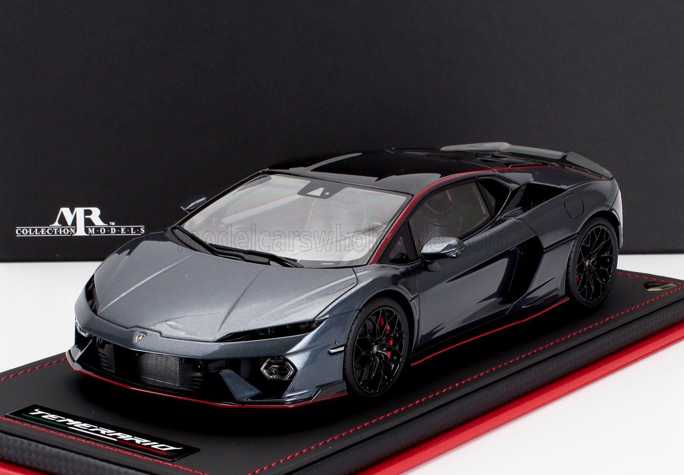 1:18 MR Collection Models - Lamborghini Temerario Alleggerita Package Grigio Cratos