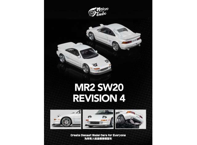 1:64 Microturbo - MR2 SW20 Revision 4, white