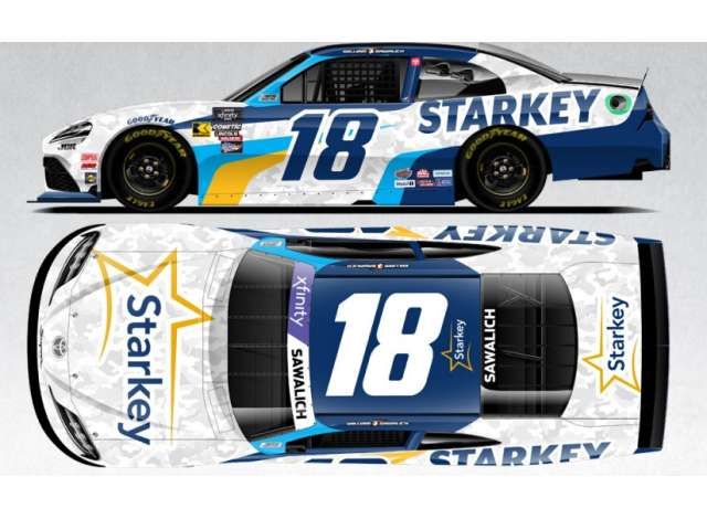 1:64 Action Racing Collectibles - 2025 Toyota #18 William Sawalich *Starkey* 1:64 Action Racing Collectibles - 2025 Toyota #18 William Sawalich *Starkey*