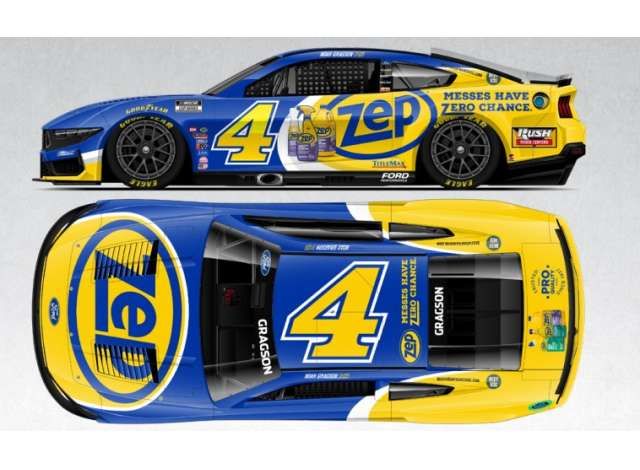 1:64 Action Racing Collectibles - 2025 Ford Mustang #4 Noah Gragson *ZEP* 1:64 Action Racing Collectibles - 2025 Ford Mustang #4 Noah Gragson *ZEP*