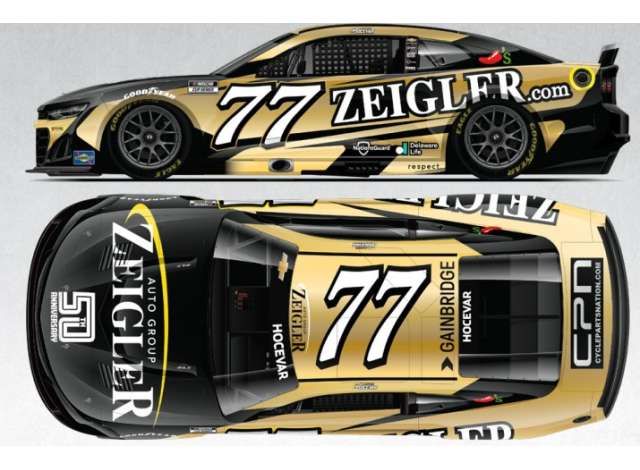 1:64 Action Racing Collectibles - 2025 Chevrolet #77 Carson Hocevar *Zeigler 50th Anniversary*