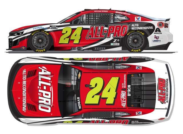 1:64 Action Racing Collectibles - 2025 Chevrolet #24 William Bryron *All-Pro* 1:64 Action Racing Collectibles - 2025 Chevrolet #24 William Bryron *All-Pro*