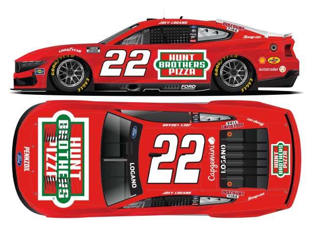1:64 Action Racing Collectibles - 2025 Ford Mustang #22 Joey Logano *Hunt Brothers Pizza* 1:64 Action Racing Collectibles - 2025 Ford Mustang #22 Joey Logano *Hunt Brothers Pizza*
