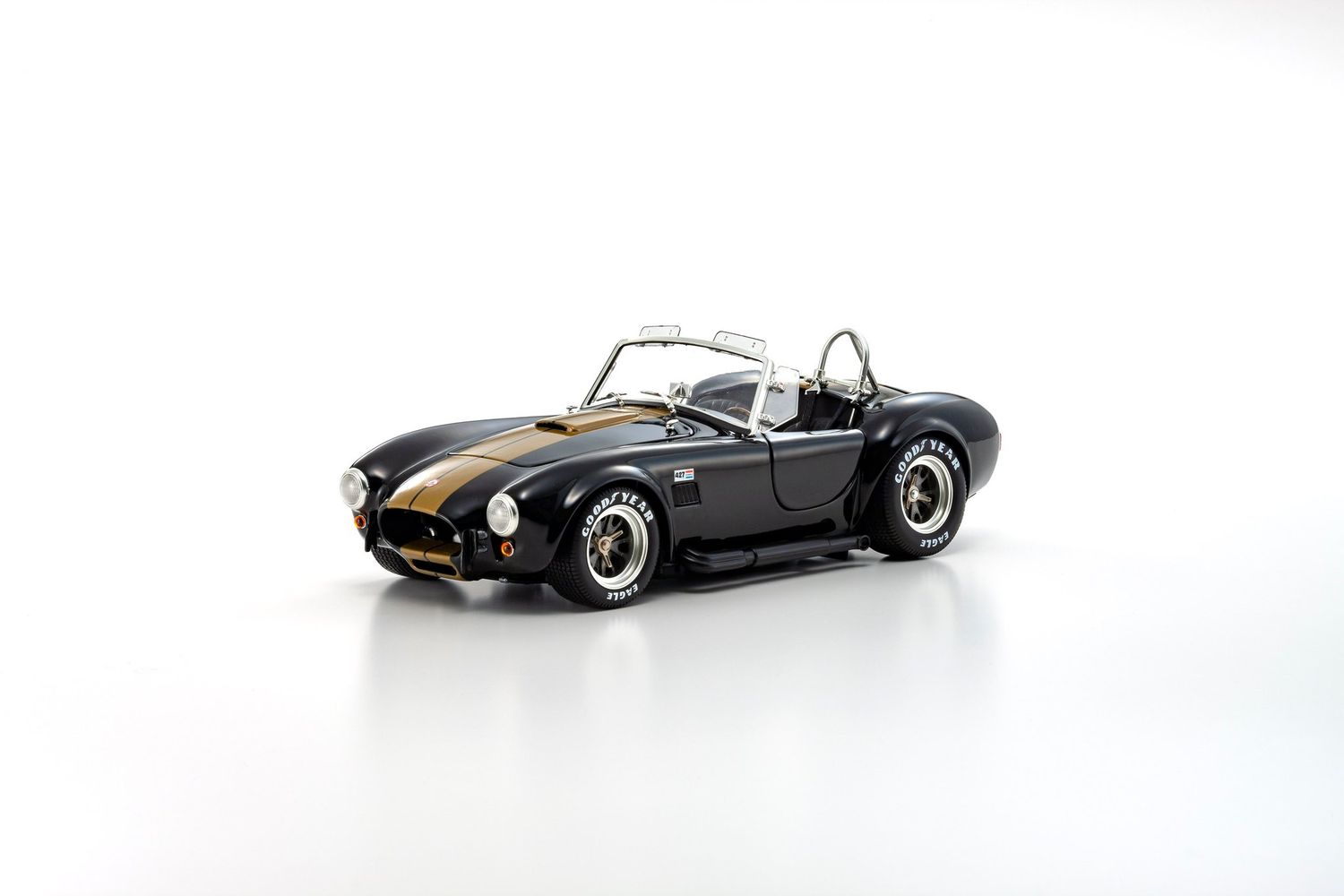 1:18 Kyosho - 1962 Shelby Cobra 427 S/C Black Gold