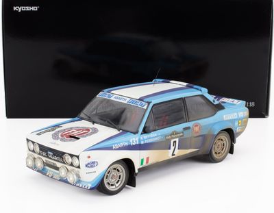 1:18 Kyosho - Fiat 131 Abarth #2 4th Rally Piancavallo 1981 A. Bettega - M. Perissinot *Dirty & Night Version* 1:18 Kyosho - Fiat 131 Abarth #2 4th Rally Piancavallo 1981 A. Bettega - M. Perissinot *Dirty & Night Version*