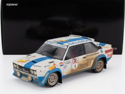1:18 Kyosho - Fiat 131 Abarth #1 Rally 1000 Lakes 1980 M. Alen - I. Kivimaki *Dirty & Night Version* 1:18 Kyosho - Fiat 131 Abarth #1 Rally 1000 Lakes 1980 M. Alen - I. Kivimaki *Dirty & Night Version*