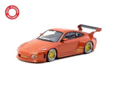 1:64 Tarmac - Porsche Old & New 997, red metallic 1:64 Tarmac - Porsche Old & New 997, red metallic