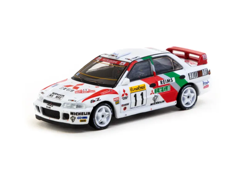 1:64 Tarmac - Mitsubishi Lancer GSR Evolution II 1995 Rally Monte-Carlo, #11 T.Makinen/S.Harjanne, various