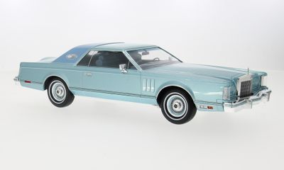 1:18 MCG - 1978 Lincoln Continental Mark V, hellblau