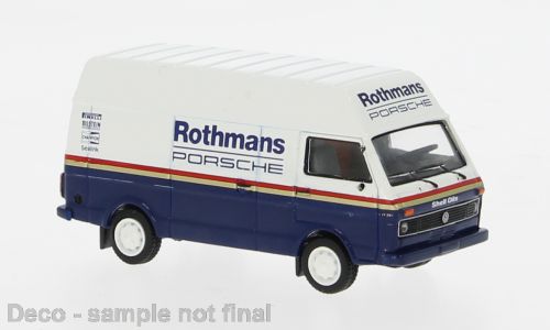 1:87 Brekina - VW LT Hochraum-Kasten, 1975, Rothmans-Porsche