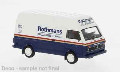 1:87 Brekina - VW LT Hochraum-Kasten, 1975, Rothmans-Porsche 1:87 Brekina - VW LT Hochraum-Kasten, 1975, Rothmans-Porsche