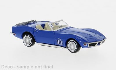 1:87 Brekina - Chevrolet Corvette C3, blau, 1967 1:87 Brekina - Chevrolet Corvette C3, blau, 1967
