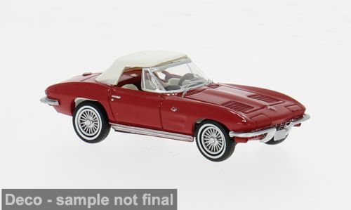 1:87 Brekina - Chevrolet Corvette C2 Cabrio, rot