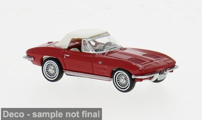 1:87 Brekina - Chevrolet Corvette C2 Cabrio, rot 1:87 Brekina - Chevrolet Corvette C2 Cabrio, rot