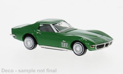 1:87 Brekina - Chevrolet Corvette C3, grün, 1967 1:87 Brekina - Chevrolet Corvette C3, grün, 1967