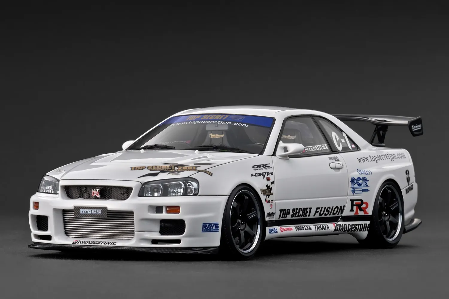 1:18 Ignition - TOP SECRET 34GT-R (BNR34), white