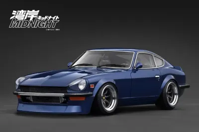 1:18 Ignition - Nissan Fairlady Z (S30) *MIDNIGHT Devil's Z*, blue 1:18 Ignition - Nissan Fairlady Z (S30) *MIDNIGHT Devil's Z*, blue