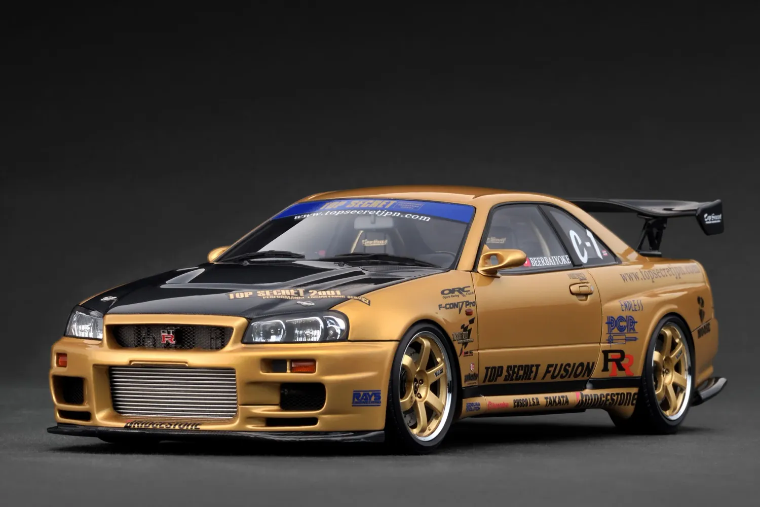 1:18 Ignition - TOP SECRET 34GT-R (BNR34), gold