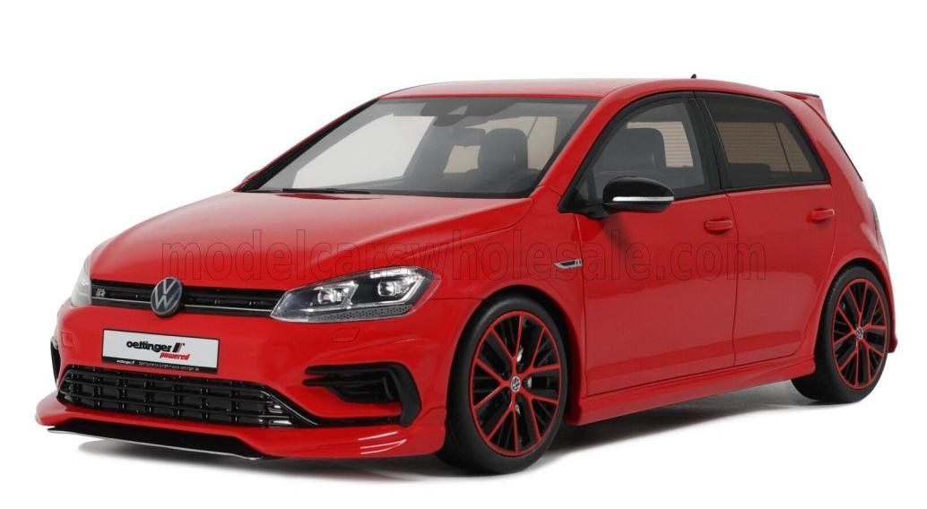 1:18 Otto Mobile - 2021 Volkswagen Golf VII 7.5 R Oettinger Red