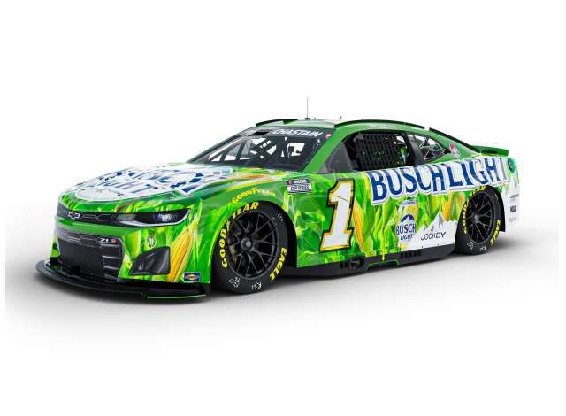 1:24 Action Racing Collectibles - 2024 Chevrolet Camaro #1 Ross Chastain *Busch Light Farmers*