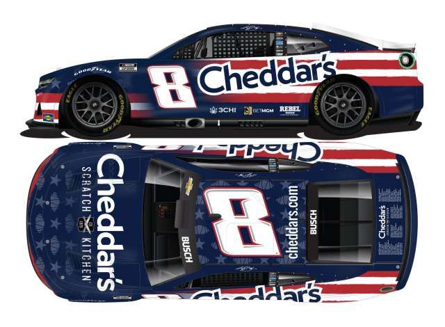 1:24 Action Racing Collectibles Elite - 2024 Chevrolet Camaro #8 Kyle Busch *Cheddar`s Salutes*